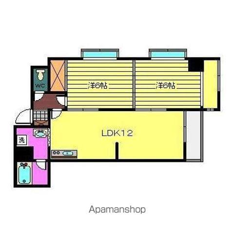 PERTH MANSION(2LDK/2階)の間取り写真