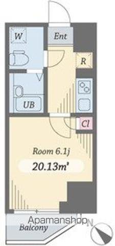 ダイヤモンドタワー西小山 8階階 間取り