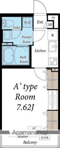 グレイス大船Ⅱ(1K/1階)の間取り写真