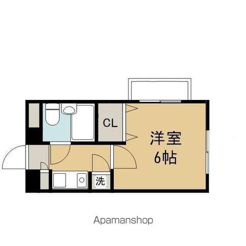 AIFORT三鷹(1K/3階)の間取り写真