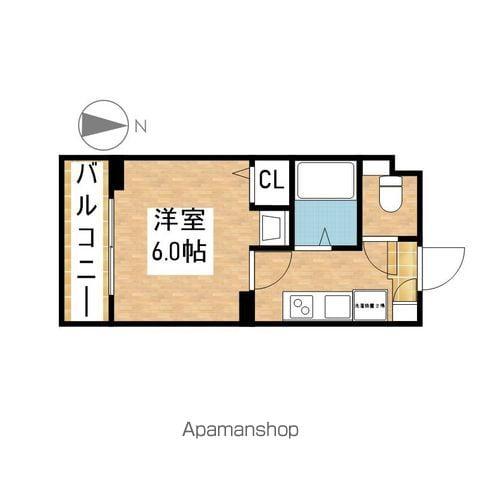 SIERRA O ZONE(1K/2階)の間取り写真