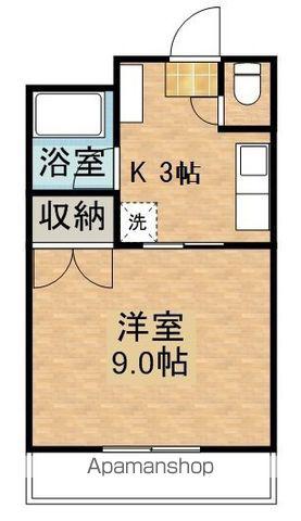 シティフラットM(1K/2階)の間取り写真