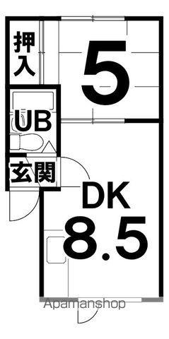 ドリームレジデンス(1LDK/1階)の間取り写真