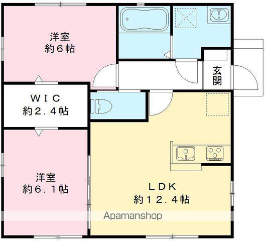 ネクスト西大道(2LDK/1階)の間取り写真