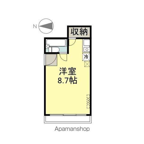 ディセントハウス(ワンルーム/4階)の間取り写真