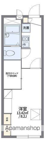 レオパレスリトルガーデン 1階階 間取り