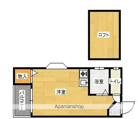 クレセール新室見(ワンルーム/1階)の間取り写真