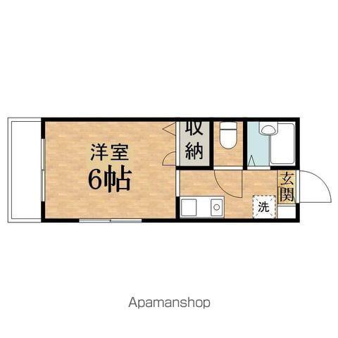 高幡シティ(ワンルーム/3階)の間取り写真