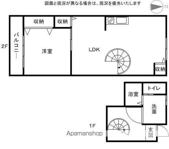 ハイツルミエール(1LDK/1階)の間取り写真