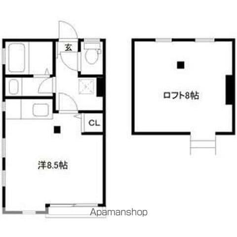 エクセルシャトー国見ヶ丘Ⅱ(ワンルーム/1階)の間取り写真