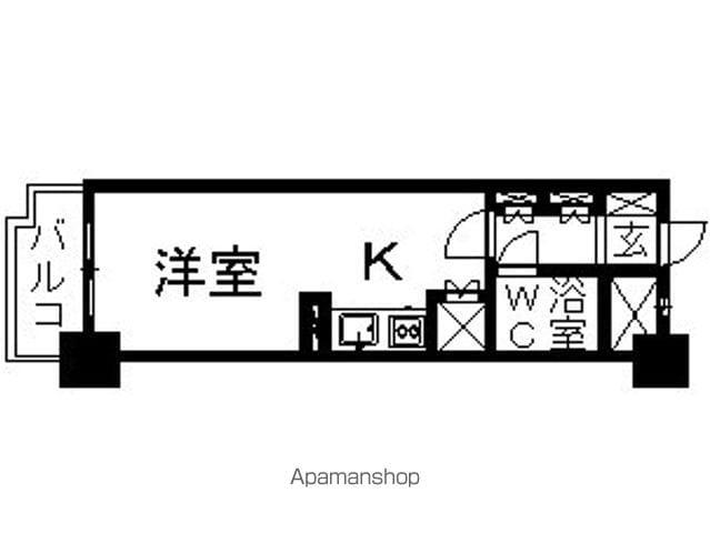 ダイアパレスステーションプラザ五橋(ワンルーム/5階)の間取り写真