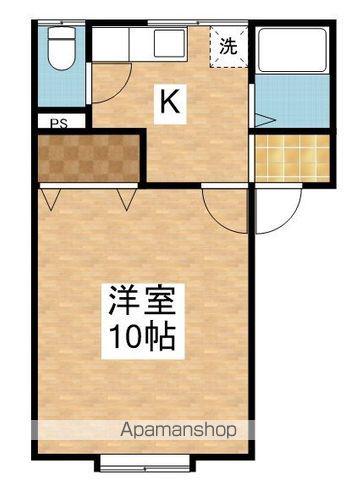 レジデンス中山Ⅳ(1K/1階)の間取り写真