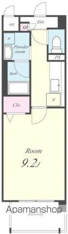 ブルーオーシャン(1K/3階)の間取り写真