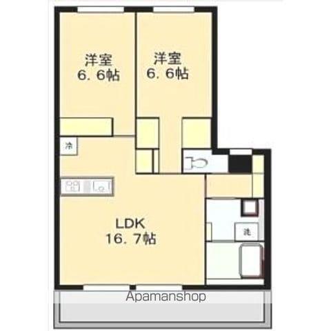 SACRAーTERRACE サクラテラス(2LDK/3階)の間取り写真