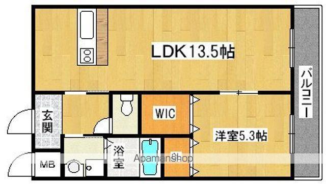 南海電鉄高野線 大阪狭山市駅 徒歩4分 3階建 築14年(1LDK/2階)の間取り写真