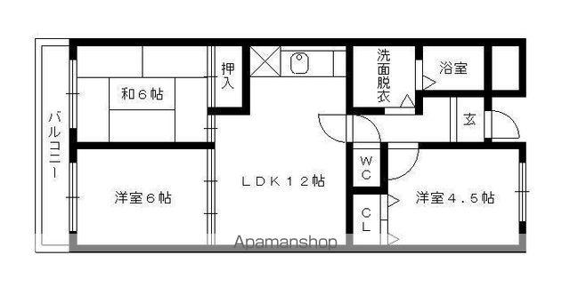 サン大曽根(3LDK/3階)の間取り写真