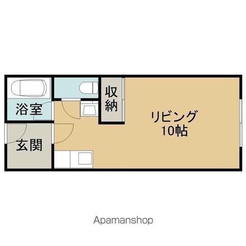 MAISON DE CHOUCHOU(1K/1階)の間取り写真