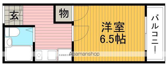 コーポ待兼山(1K/1階)の間取り写真