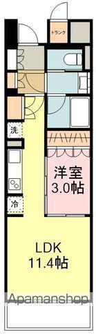 パークアクシス仙台(1LDK/12階)の間取り写真