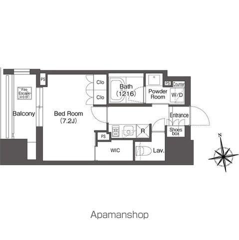 クラッシィハウス大手町(1K/4階)の間取り写真