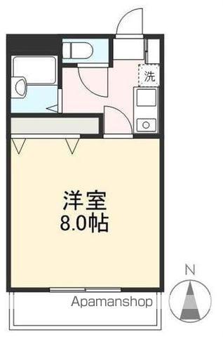 ローテンブルグⅤ(1K/1階)の間取り写真