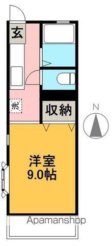 デイライト弥生(ワンルーム/1階)の間取り写真