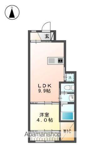 シティーパレス(1LDK/1階)の間取り写真