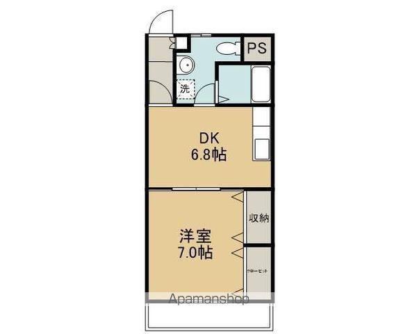 シェレナGARDEN(1DK/3階)の間取り写真