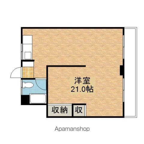 海田マンション(ワンルーム/1階)の間取り写真