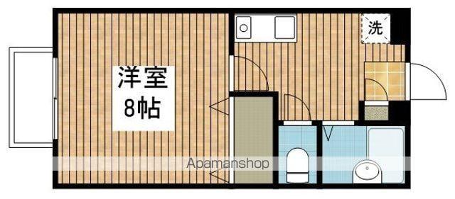 ライムタウン(1K/1階)の間取り写真