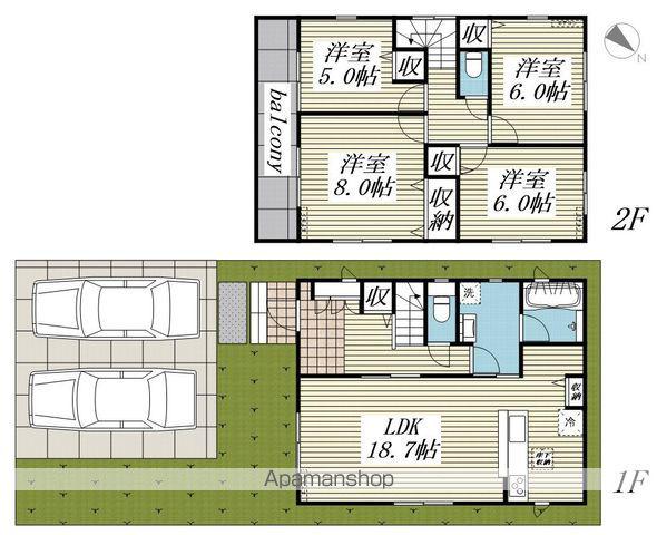 東北本線 栗橋駅 徒歩13分 2階建 築9年(4LDK)の間取り写真