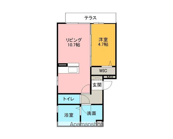 レチエⅣ(1LDK/3階)の間取り写真