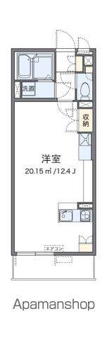 レオネクストプロムナード(ワンルーム/3階)の間取り写真