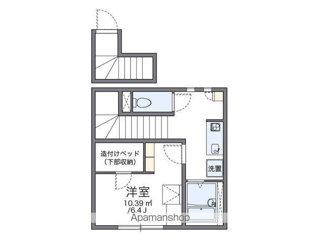 レオパレスアネックスⅡ(1K/2階)の間取り写真