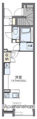 レオネクストミント(ワンルーム/1階)の間取り写真