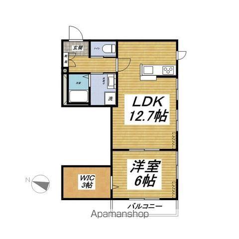 MAISON DE R(1LDK/2階)の間取り写真