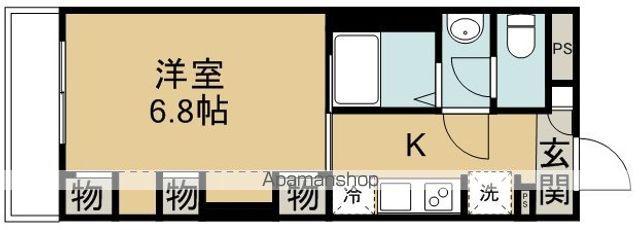 リブリ・坂戸Ⅱ(1K/3階)の間取り写真