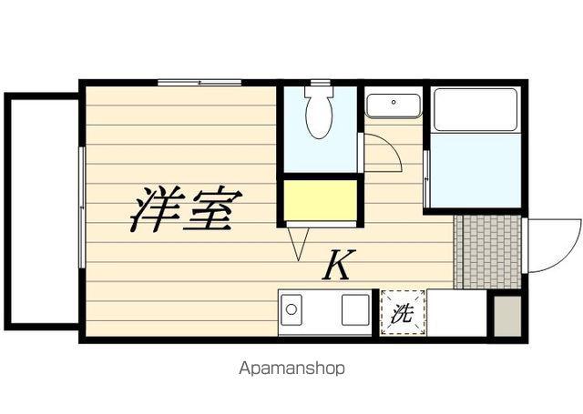 レリブ小池(1K/1階)の間取り写真