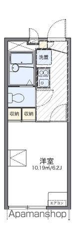 レオパレス鎌倉台(1K/1階)の間取り写真