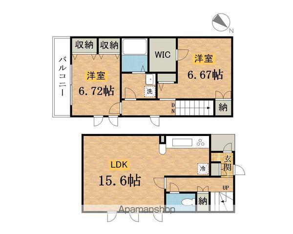 ＡＵＲＯＲＡ　Ｄ(2LDK)の間取り写真