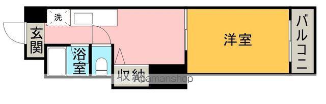 レジデンス東雲(1K/7階)の間取り写真