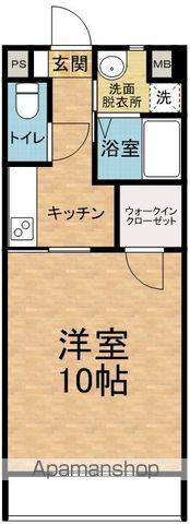 ラルジエール(1K/1階)の間取り写真