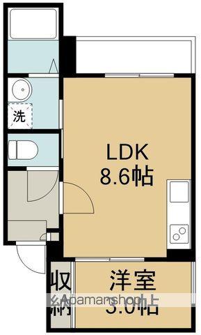 REGALEST卸町(1LDK/1階)の間取り写真