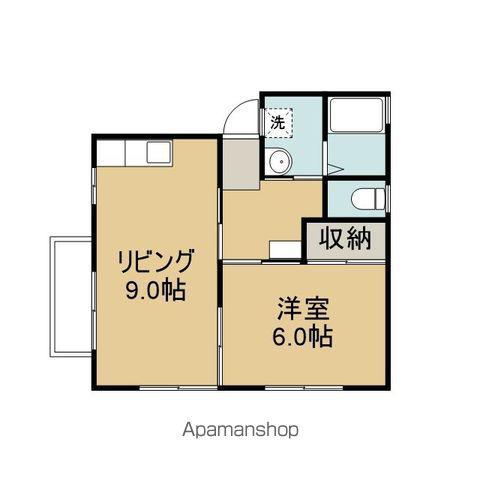 ムーンハイツ(1LDK/1階)の間取り写真