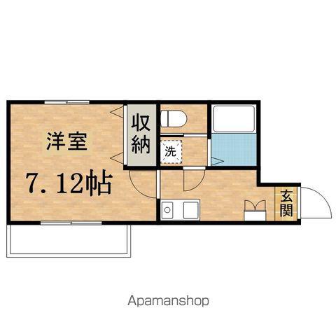 グランシェーヌ大塚(1K/3階)の間取り写真