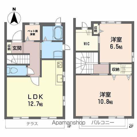 シャーメゾン アイサイト C棟(2LDK/1階)の間取り写真