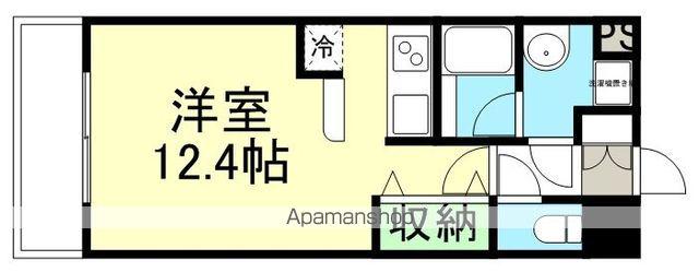 アーバンフラッツ小田原(ワンルーム/1階)の間取り写真