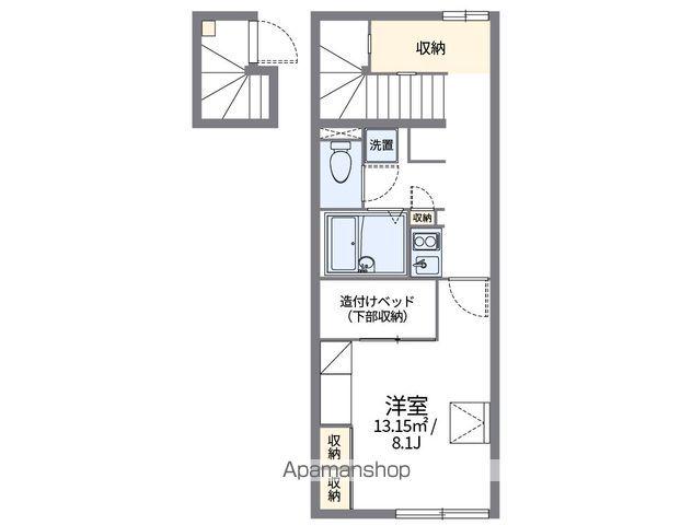 レオパレスグランデ(1K/2階)の間取り写真