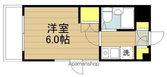 F.AZALEA喜沢(1K/1階)の間取り写真