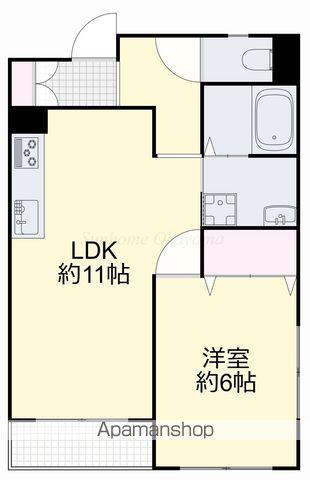 ニューガーデン壱番館(1LDK/1階)の間取り写真